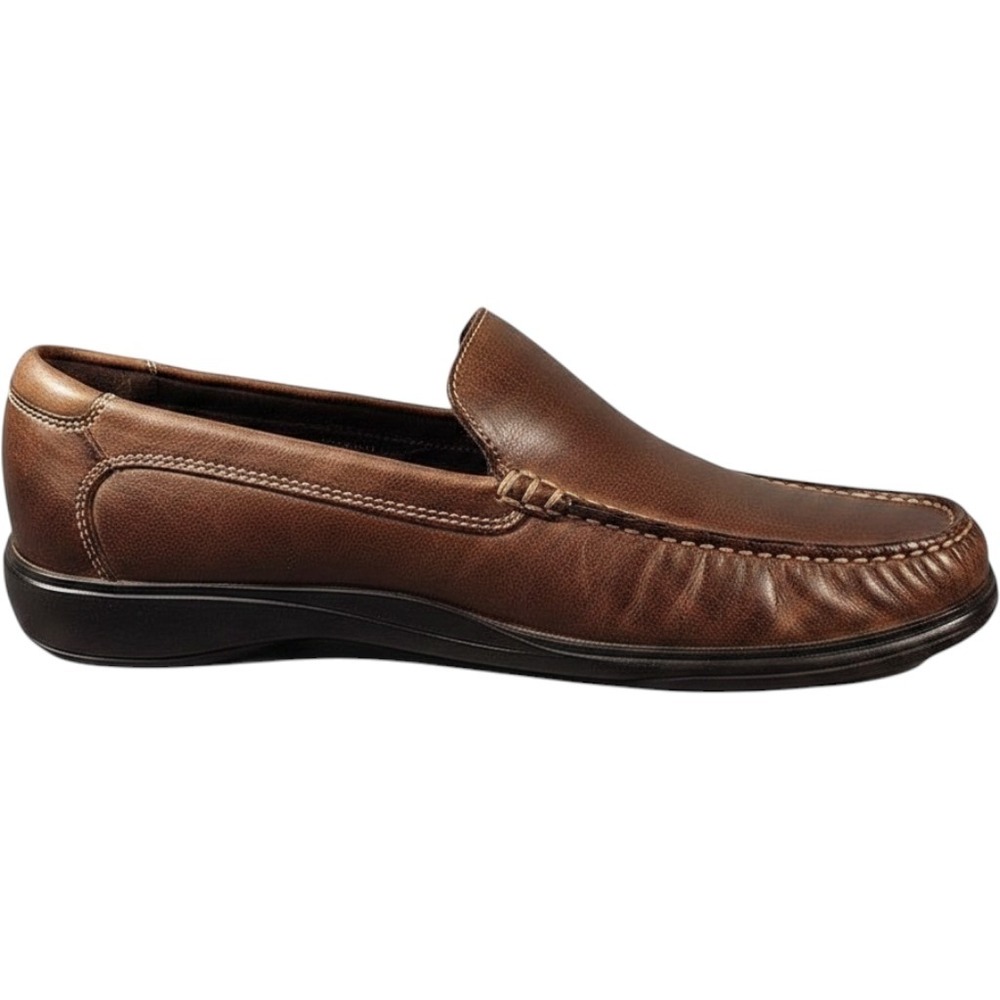 Cole Haan Shoes Mens Size 9 Brown Leather Slip On Loafers Dress C09748